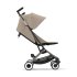 Μικρό καρότσι Cybex Gold Libelle, νέα έκδοση, Almond Beige με σκελετό Taupe - 5