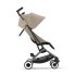 Спортна детска количка Cybex Gold Libelle, компактна, ново издание, Almond Beige с рама Taupe - 4