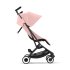 Спортна детска количка Cybex Gold Libelle, компактна, ново издание, Candy Pink с черна рамка - 4