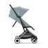 Carucior sport pentru copii CYBEX Orfeo, ergonomic, varianta noua, Stormy Blue cu cadru Taupe - 4