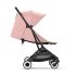 Βρεφικό καρότσι CYBEX Orfeo, εργονομικό, νέα έκδοση, Candy Pink με μαύρο σκελετό - 5