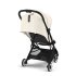 Βρεφικό καρότσι CYBEX Orfeo, εργονομικό, νέα έκδοση, Λευκό καμβάς με μαύρο σκελετό - 3