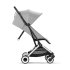 Carucior sport pentru copii CYBEX Orfeo, ergonomic,  Fog Grey cu cadru Silver - 4