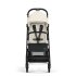 Βρεφικό καρότσι Cybex Gold Beezy, εργονομικό, συλλογή 2024, λευκό καμβά - 2