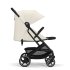 Βρεφικό καρότσι Cybex Gold Beezy, εργονομικό, συλλογή 2024, λευκό καμβά - 5
