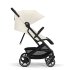 Βρεφικό καρότσι Cybex Gold Beezy, εργονομικό, συλλογή 2024, λευκό καμβά - 4