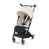 Μικρό καρότσι Cybex Gold Libelle, νέα έκδοση, λευκό καμβά με μαύρο σκελετό - 1