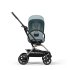 Carucior sport pentru copii Cybex Gold Eezy S Twist+ 2, 360°, varianta noua, Stormy Blue cu cadru Taupe - 2