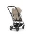 Спортна детска количка Cybex Gold Eezy S Twist+ 2, 360°, нова версия, Almond Beige с рамка Taupe - 4