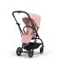 Cybex Gold Eezy S Twist+ 2, 360°, νέα έκδοση, Candy Pink με μαύρο πλαίσιο - 3
