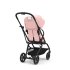 Cybex Gold Eezy S Twist+ 2, 360°, νέα έκδοση, Candy Pink με μαύρο πλαίσιο - 4