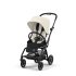 Carucior sport pentru copii Cybex Gold Eezy S Twist+ 2, 360°, varianta noua, Canvas White cu cadru Black - 1