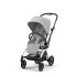 Спортна детска количка Cybex Gold Eezy S Twist+ 2, 360°, нова версия, Fog Grey със сребриста рамка - 1