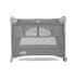 Πτυσσόμενη κούνια Joie Kubbie Sleep για παιδιά, Foggy Gray, με δυνατότητα ύπνου για συντροφιά  - 2