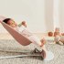 Balansoar pentru copii BabyBjorn Bliss, cu aspect delicat de petala, Dusty Pink - 3