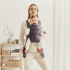 Кош за новородено бебе BabyBjorn Mini, Памук, анатомичен с множество позиции - Тъмно лилав - 5