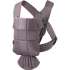 Marsupiu pentru bebelusi BabyBjorn Mini, Bumbac, anatomic cu multiple pozitii - Dark Purple - 6