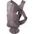 Marsupiu pentru bebelusi BabyBjorn Mini, Bumbac, anatomic cu multiple pozitii - Dark Purple - 1