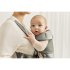 Кош за бебета BabyBjorn Mini, Памук, анатомичен с много позиции - Каки/Зелен - 7