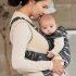 Кош за новородено бебе BabyBjorn Mini, Памук, анатомичен с множество позиции - Антрацит - 7