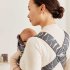 Кош за новородено бебе BabyBjorn Mini, Памук, анатомичен с множество позиции - Антрацит - 12