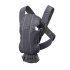 Marsupiu pentru bebelusi BabyBjorn Mini, 3D Mesh, anatomic - Anthracite - 1