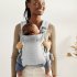 Кош за новородено BabyBjorn Harmony, 3D мрежа, сребрист - 3