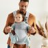 Πορτάκι BabyBjorn Harmony, 3D Mesh, Ασημί - 8