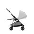 Детска количка 3 в 1 Cybex Melio, колекция 2024, с кош и кора Cloud G Plus, Fog Grey - 6