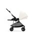 Παιδικό καρότσι Cybex Melio 2 σε 1, με πορτμπαγκάζ, συλλογή 2024, Καμβάς Λευκός - 4
