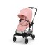 Παιδικό καρότσι Cybex Melio 2 σε 1, με πορτμπαγκάζ, συλλογή 2024, Candy Pink - 2