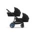 Διπλό καρότσι Cybex e-Gazelle S, παιδικό, ηλεκτρικό, Moon Black με Μαύρο σκελετό - 9