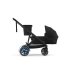 Διπλό καρότσι Cybex e-Gazelle S, παιδικό, ηλεκτρικό, Moon Black με Μαύρο σκελετό - 2