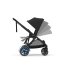 Διπλό καρότσι Cybex e-Gazelle S, παιδικό, ηλεκτρικό, Moon Black με Μαύρο σκελετό - 17