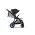 Διπλό καρότσι Cybex e-Gazelle S, παιδικό, ηλεκτρικό, Moon Black με Μαύρο σκελετό - 12