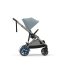 Διπλό καρότσι Cybex e-Gazelle S, για παιδιά, ηλεκτρικό, Stormy Blue με Taupe σκελετό - 13