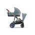 Διπλό καρότσι Cybex e-Gazelle S, για παιδιά, ηλεκτρικό, Stormy Blue με Taupe σκελετό - 4