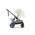 Детска двойна количка Cybex e-Gazelle S, електрическа, Seashell Beige с рамка Taupe - 17