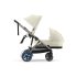 Carucior sport dublu Cybex e-Gazelle S, pentru copii, electric, Seashell Beige cu cadru Taupe - 5