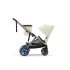 Carucior sport dublu Cybex e-Gazelle S, pentru copii, electric, Seashell Beige cu cadru Taupe - 3