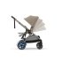 Διπλό καρότσι Cybex e-Gazelle S, παιδικό, ηλεκτρικό, Μπεζ αμύγδαλο με σκελετό Taupe - 16