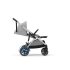 Двойна детска спортна количка Cybex e-Gazelle S, електрическа, Stone Grey със сребриста рамка - 18