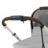 Διπλό καρότσι Cybex e-Gazelle S, ηλεκτρικό, Stone Grey με Ασημί σκελετό - 11