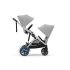 Διπλό καρότσι Cybex e-Gazelle S, ηλεκτρικό, Stone Grey με Ασημί σκελετό - 7