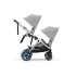 Carucior sport dublu Cybex e-Gazelle S, pentru copii, electric, Stone Grey cu cadru Silver - 6