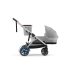 Διπλό καρότσι Cybex e-Gazelle S, ηλεκτρικό, Stone Grey με Ασημί σκελετό - 2