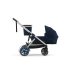 Διπλό καρότσι Cybex e-Gazelle S, παιδικό, ηλεκτρικό, Ocean Blue με Ασημί σκελετό - 2