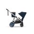 Διπλό καρότσι Cybex e-Gazelle S, παιδικό, ηλεκτρικό, Ocean Blue με Ασημί σκελετό - 3