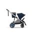 Διπλό καρότσι Cybex e-Gazelle S, παιδικό, ηλεκτρικό, Ocean Blue με Ασημί σκελετό - 1