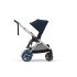 Двойна детска спортна количка Cybex e-Gazelle S, електрическа, Ocean Blue със сребриста рамка - 14